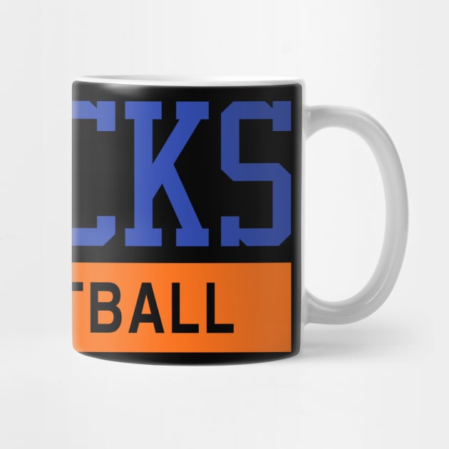 Knicks Basketball by Buff Geeks Art